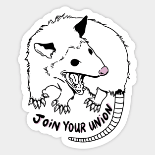 JOIN YOUR UNION (IN BLACK) Sticker